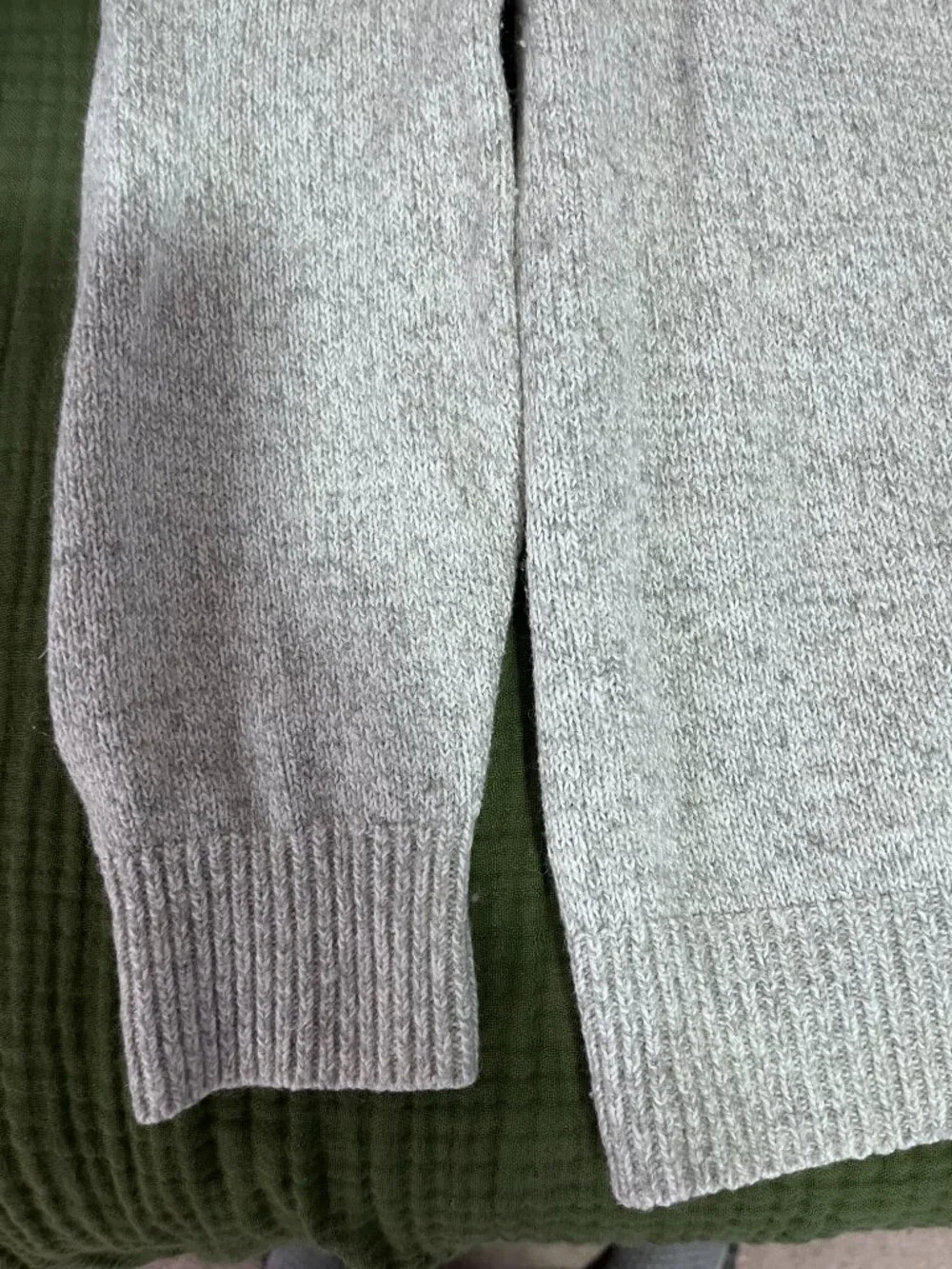 Cozy Lands End Sweater: Great for Campfires and Rainy Days!